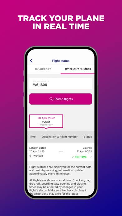 Wizz Air Schermata dell'app #6