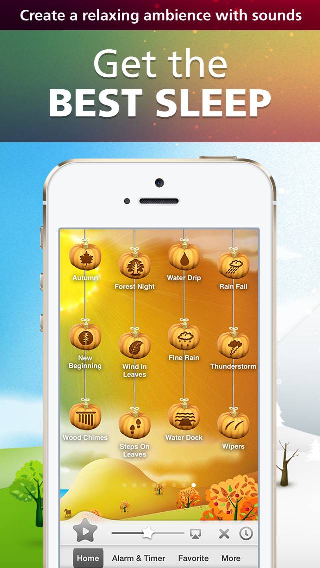 Relax Melodies Seasons Premium: Mix Rain, Thunderstorm, Ocean Waves and Nature Ambient Sounds for Sleep, Relaxation & Meditation App screenshot
