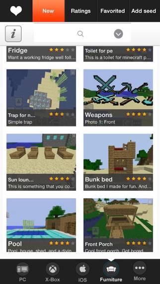 Seeds & Furniture for Minecraft Captura de pantalla de la aplicación #3