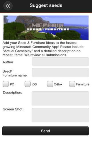 Seeds & Furniture for Minecraft Скриншот приложения #5