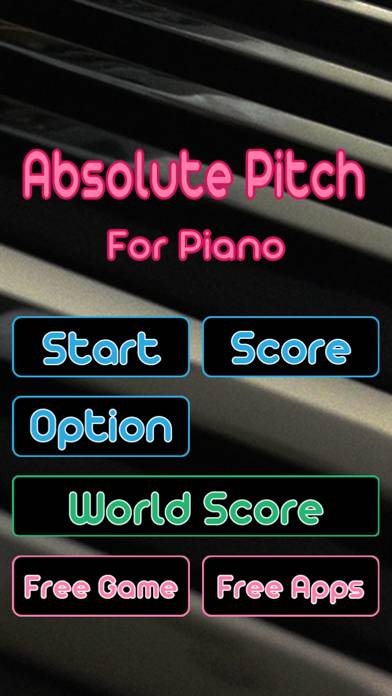 Piano Perfect Pitch Tap Fast Schermata dell'app #3