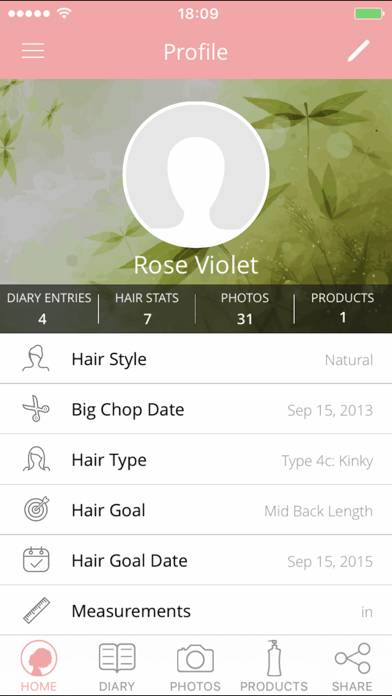 Hair Journal Pro App screenshot #1