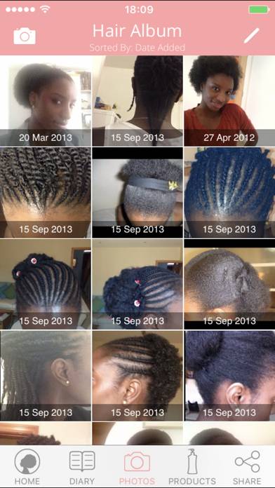 Hair Journal Pro App screenshot