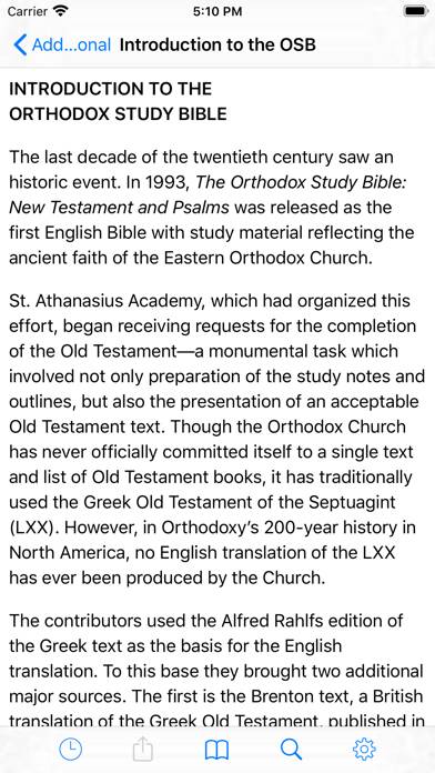 Orthodox Study Bible Captura de pantalla de la aplicación #2