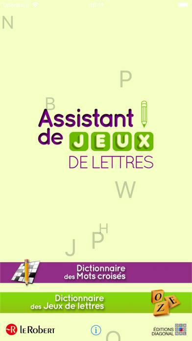 Assistant de jeux de lettres Schermata dell'app #1