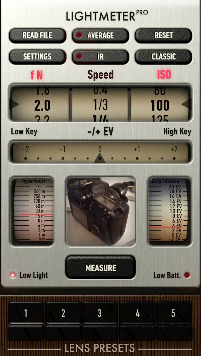 MyLightMeter PRO Captura de pantalla de la aplicación #2