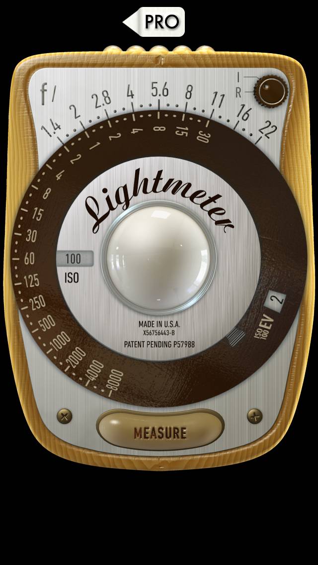 MyLightMeter PRO Captura de pantalla de la aplicación #4