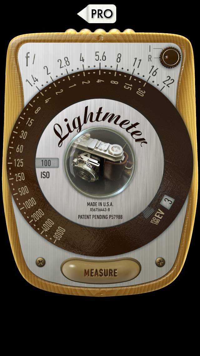 MyLightMeter PRO Captura de pantalla de la aplicación