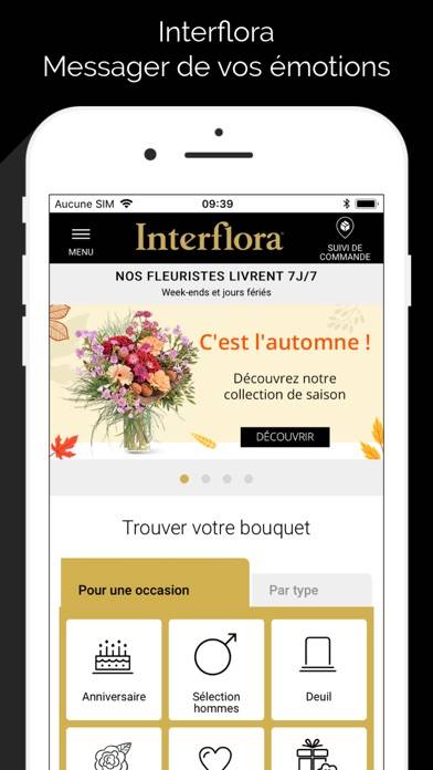 Interflora livraison de fleurs App screenshot #1