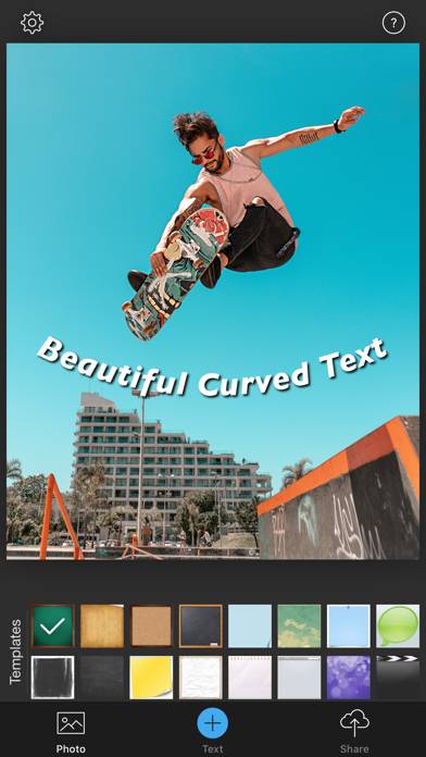 Curved Text Captura de pantalla de la aplicación #1