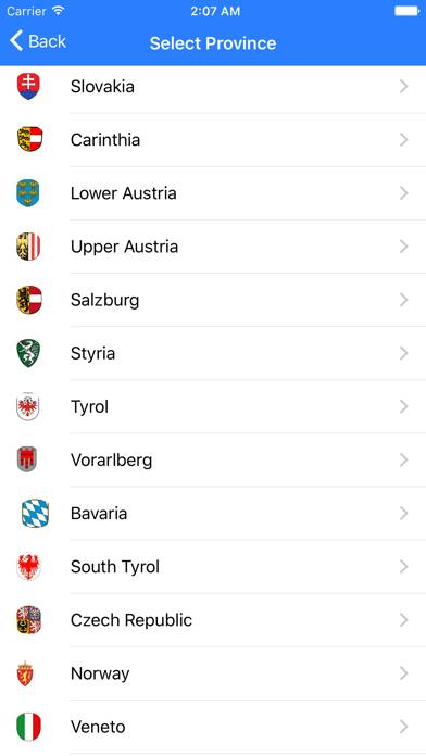 SnowSafe App-Screenshot #2