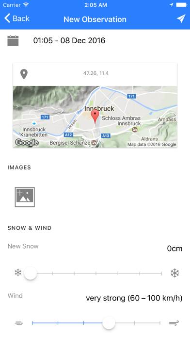 SnowSafe App-Screenshot #5