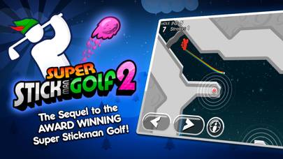 Super Stickman Golf 2 Uygulama ekran görüntüsü #2