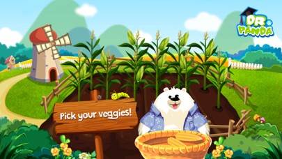 Dr. Panda Veggie Garden App screenshot