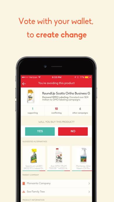 Buycott App-Screenshot #1