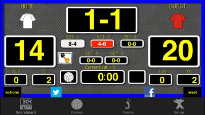 Ace Volleyball Scoreboard App screenshot #1