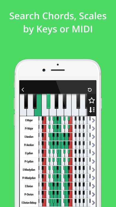 Piano Companion PRO: chords Capture d'écran de l'application #2