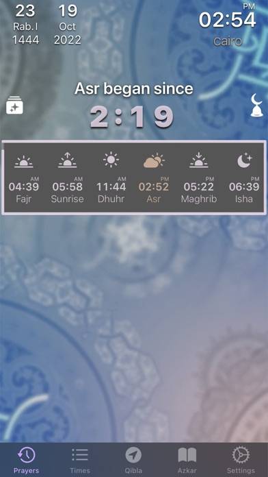 ElaSalaty: Muslim Prayer Times Captura de pantalla de la aplicación #2