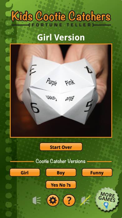 Cootie Catcher Fortune Teller capture d'écran