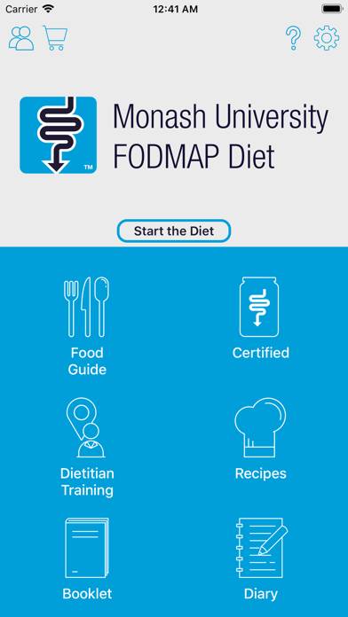 Monash University FODMAP diet screenshot #1