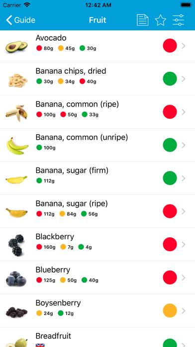 Monash University FODMAP diet Capture d'écran de l'application #3