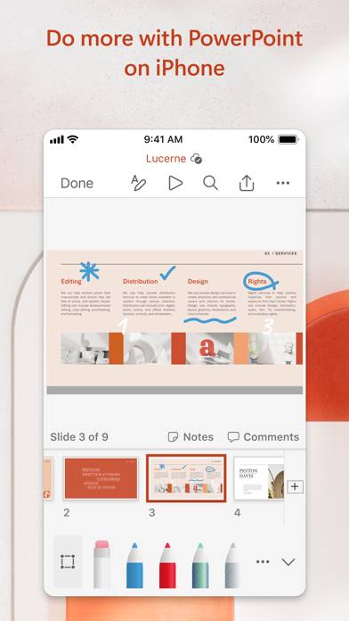 Microsoft PowerPoint App screenshot