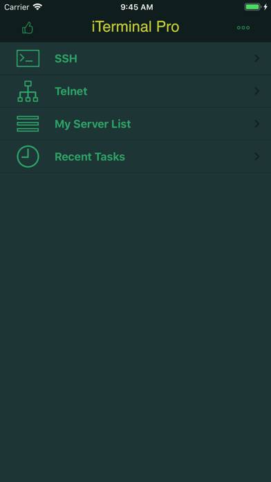 ITerminal Pro – SSH Telnet App-Screenshot #1