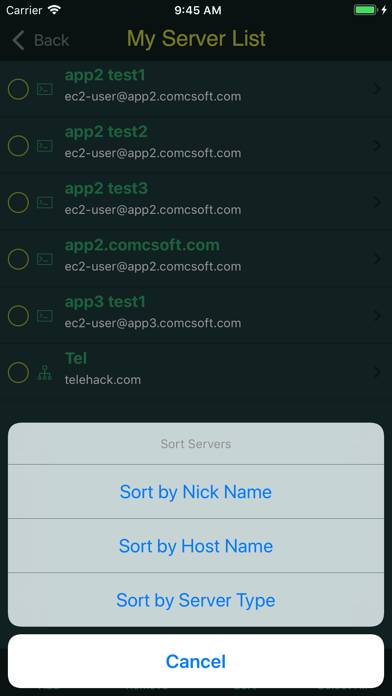 ITerminal Pro – SSH Telnet Captura de pantalla de la aplicación #2
