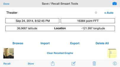 SmaartTools Single Channel RTA Capture d'écran de l'application #5