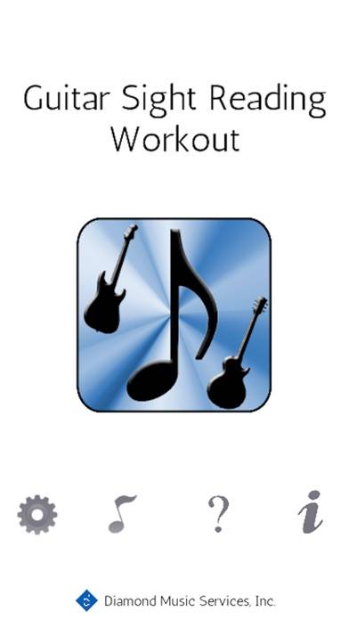 Guitar Sight Reading Workout Uygulama ekran görüntüsü #1