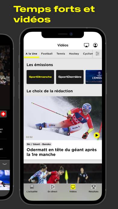 RTS Sport: Live et Actualité App screenshot #3