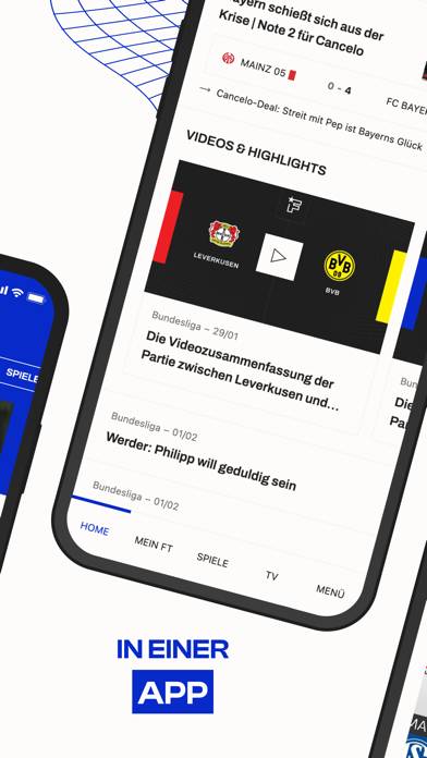 Fussball Transfers Bildschirmfoto
