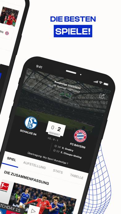 Fussball Transfers App-Screenshot