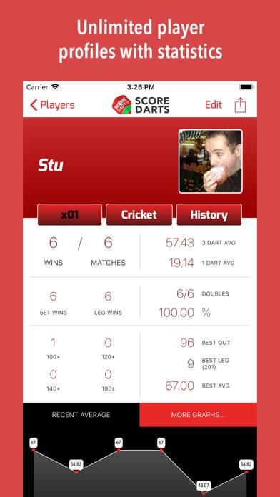 Score Darts Scorekeeper App-Screenshot #3