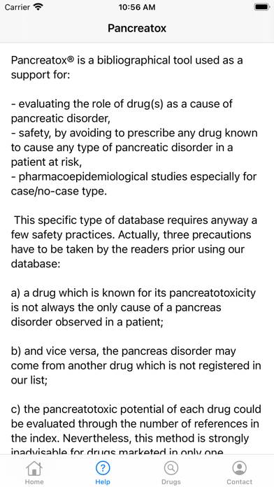 Pancreatox App screenshot #2
