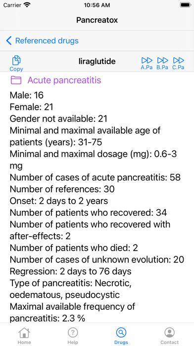 Pancreatox App screenshot #4