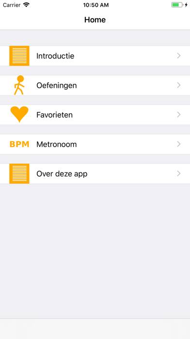 Parkinson Oefeningen App screenshot #2