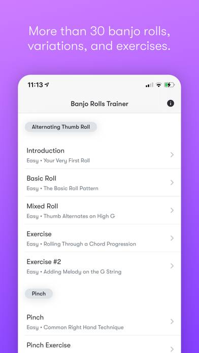 Banjo Rolls Trainer App skärmdump #4