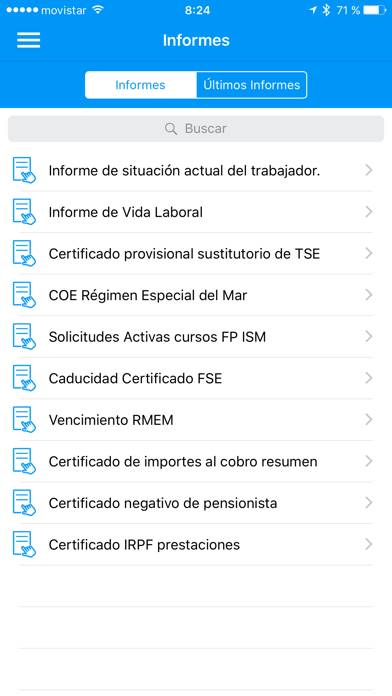 Seg-Social Seguridad Social Captura de pantalla de la aplicación #4