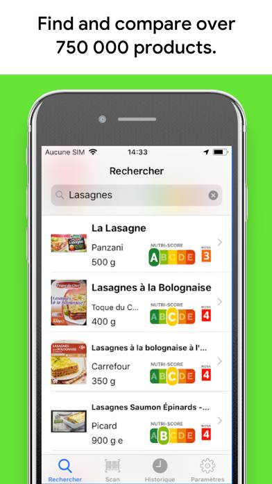 Open Food Facts Capture d'écran de l'application #5