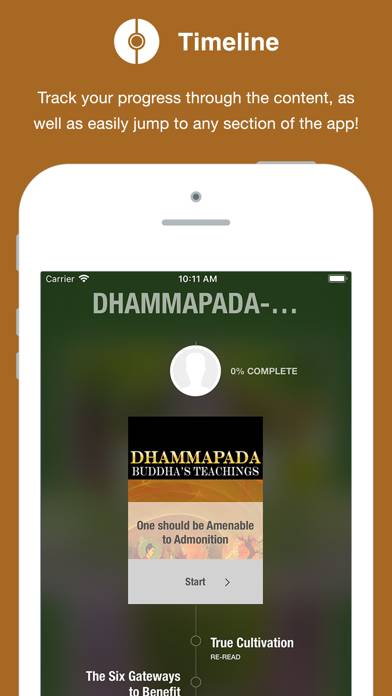 Dhammapada Buddha's Teachings Schermata dell'app #1