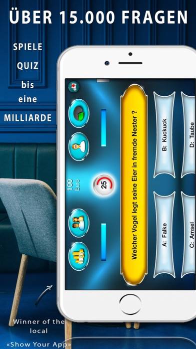 Wer wird Milliardär? PRO Schermata dell'app #1