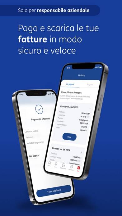 Tim Business Schermata dell'app