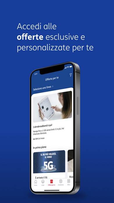 Tim Business Schermata dell'app