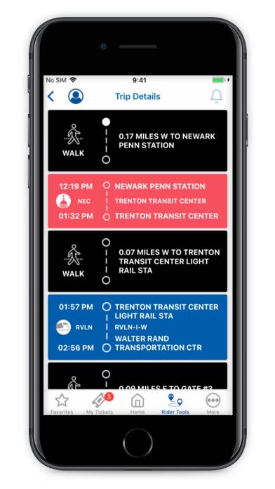 NJ TRANSIT Mobile App App screenshot #6