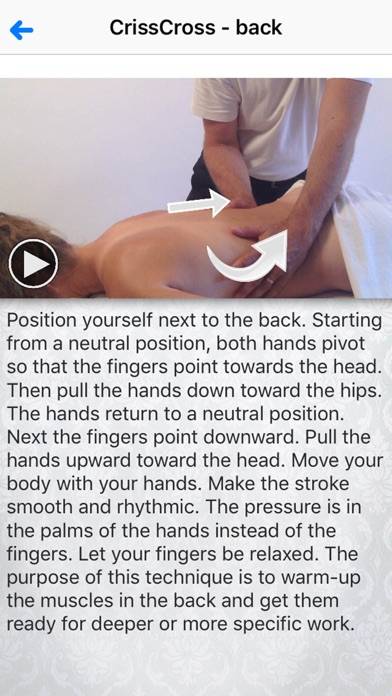Massage Techniques Captura de pantalla de la aplicación #4