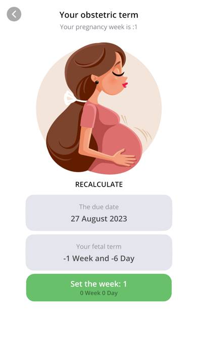 Pregnancy Tracker and Baby Uygulama ekran görüntüsü #2