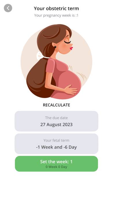 Pregnancy Tracker and Baby App screenshot