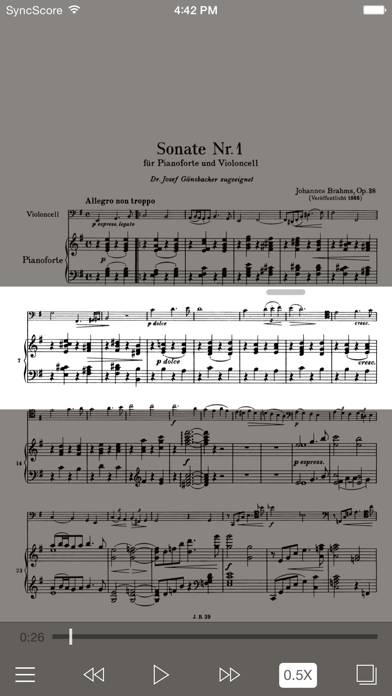 Brahms Cello Sonatas App screenshot #2