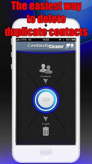 Contacts Cleaner Pro ! App skärmdump #2
